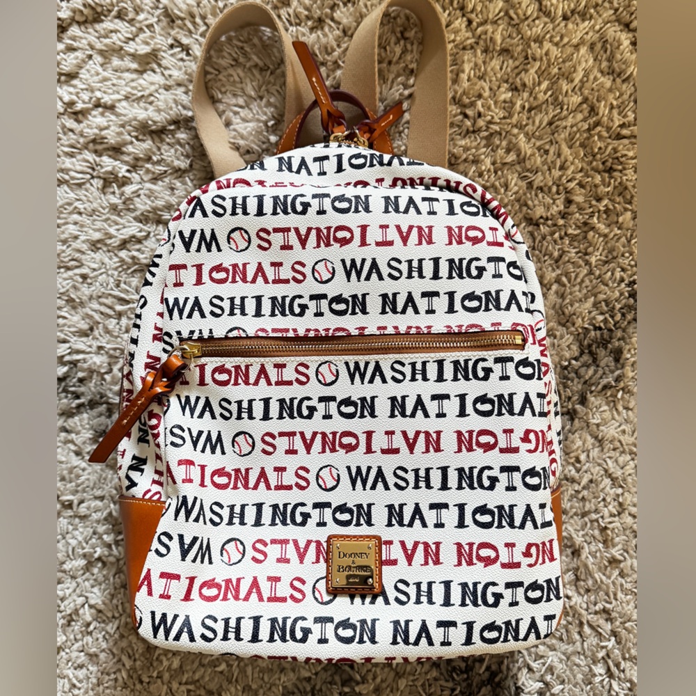 Dooney & Bourke Cream and Tan Backpack